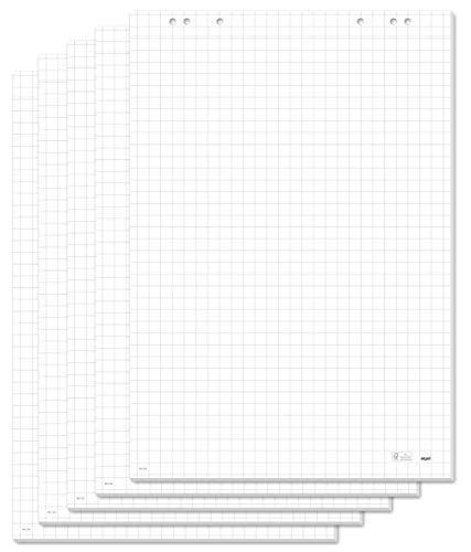 Sigel MU165 Flipchartblock für Meet up und Artverum Boards, kariert, mit Perforation, 68x98 cm, 5 Blocks à 20 Blatt, Flipchart-Block Sigel MU165 Flipchartblock für Meet up und Artverum Boards, kariert, mit Perforation, 68x98 cm, 5 Blocks à 20 Blatt, Flipchart-Block von Sigel