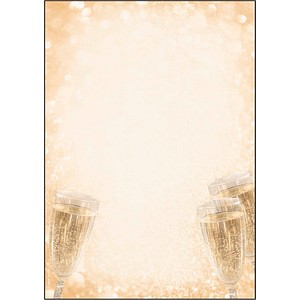 SIGEL Motivpapier Champagne Motiv DIN A4 90 g/qm 100 Blatt SIGEL Motivpapier Champagne Motiv DIN A4 90 g/qm 100 Blatt von Sigel