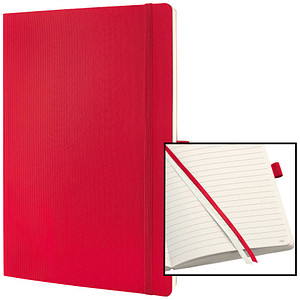 SIGEL Notizbuch Conceptum® ca. DIN A4 liniert, rot Softcover 194 Seiten von Sigel