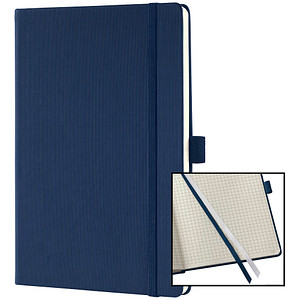 SIGEL Notizbuch Conceptum® ca. DIN A5 kariert, blau Hardcover 194 Seiten von Sigel