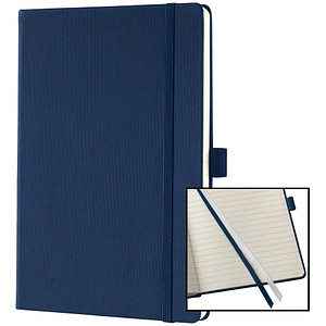 SIGEL Notizbuch Conceptum® ca. DIN A5 liniert, blau Hardcover 194 Seiten von Sigel