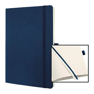 SIGEL Notizbuch Conceptum® ca. DIN A5 liniert, dunkelblau Softcover 194 Seiten von Sigel