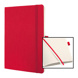 SIGEL Notizbuch Conceptum® ca. DIN A5 liniert, rot Softcover 194 Seiten von Sigel