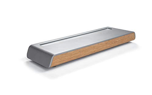 SIGEL SA401 Stifteschale, Metallic-Holz-Optik, Acryl mit Filz, 24 x 7,5 cm von Sigel