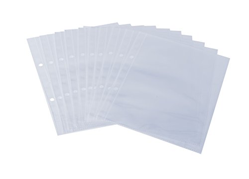 SIGEL SM191 Einzel-Transparenthüllen für A5 Speisekarten-Mappen, 10 Stück von Sigel