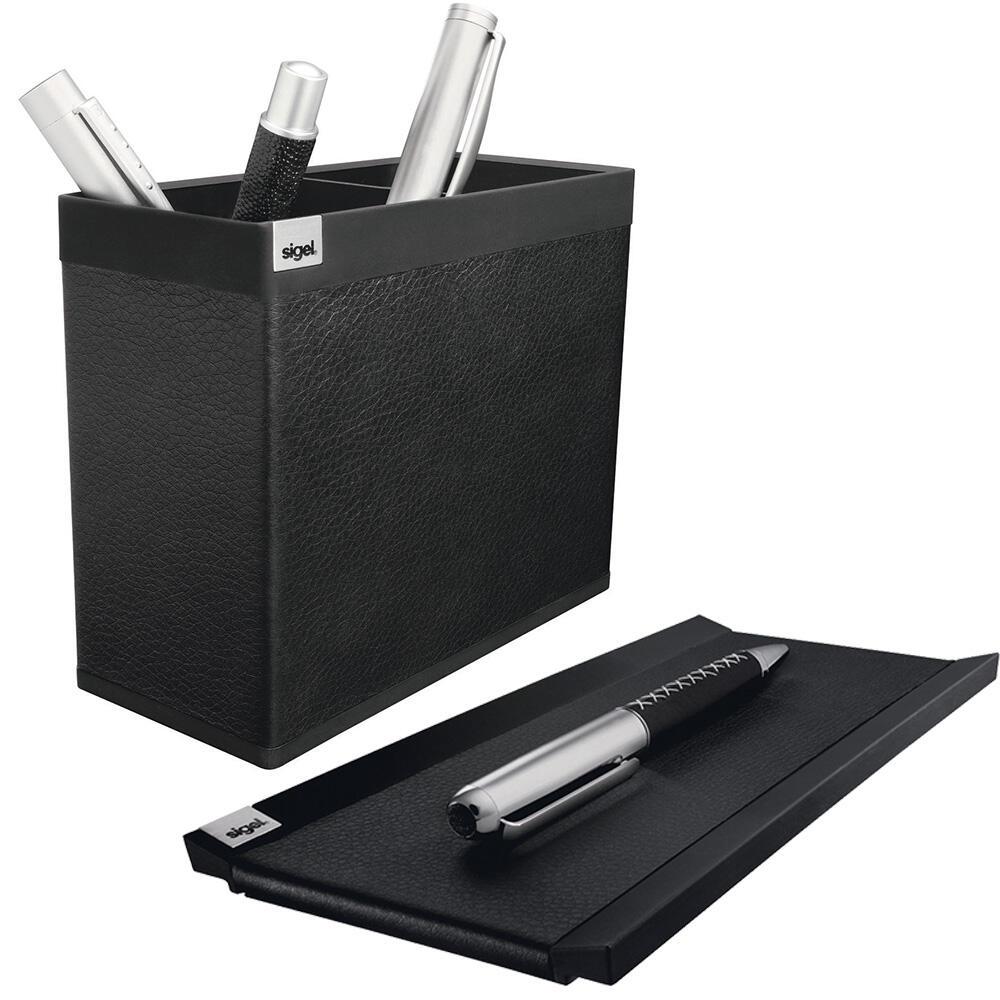 SIGEL Stiftablage 20,0 x 10,0 x 1,0 cm saphirschwarz SIGEL Stiftablage 20,0 x 10,0 x 1,0 cm saphirschwarz von Sigel