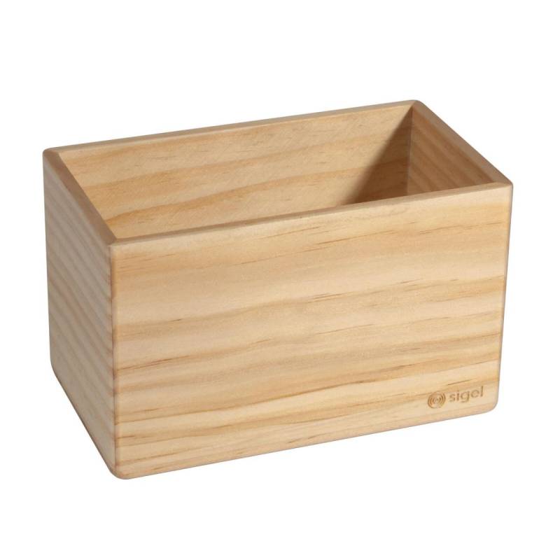 SIGEL magnetischer Stiftehalter 13,0 x 8,0 x 7,5 cm beige von Sigel