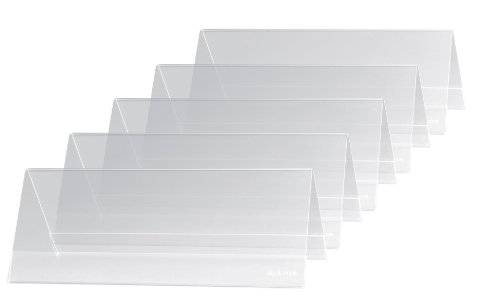 SIGEL TA130 Tischaufsteller Dachform 5er Pack für 24 x 9 cm, Tisch-Namensschilder für beidseitige Präsentation, incl. 5 Einsteckkarten SIGEL TA130 Tischaufsteller Dachform 5er Pack für 24 x 9 cm, Tisch-Namensschilder für beidseitige Präsentation, incl. 5 Einsteckkarten von Sigel