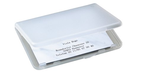 SIGEL VA140 leichtes Karten-Etui transparent matt von Sigel