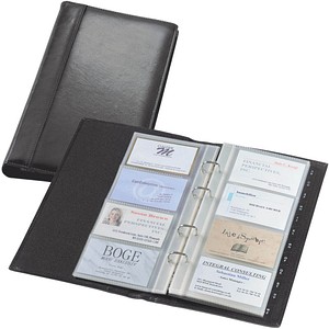 SIGEL Visitenkarten-Ringbuch Torino schwarz SIGEL Visitenkarten-Ringbuch Torino schwarz von Sigel