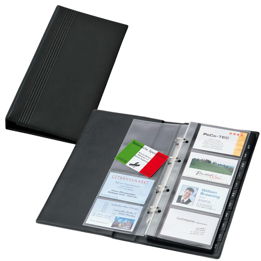 SIGEL Visitenkarten-Ringbuch schwarz SIGEL Visitenkarten-Ringbuch schwarz von Sigel