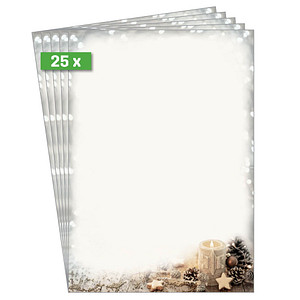 SIGEL Weihnachtsbriefpapier Christmas Candle Motiv DIN A4 90 g/qm 25 Blatt SIGEL Weihnachtsbriefpapier Christmas Candle Motiv DIN A4 90 g/qm 25 Blatt von Sigel