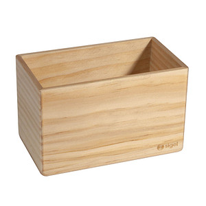 SIGEL magnetischer Stiftehalter beige Holz 13,0 x 8,0 x 7,5 cm SIGEL magnetischer Stiftehalter beige Holz 13,0 x 8,0 x 7,5 cm von Sigel