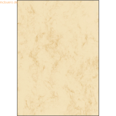 Sigel Designpapier Marmor A4 90g/qm VE=25 Blatt beige Sigel Designpapier Marmor A4 90g/qm VE=25 Blatt beige von Sigel