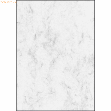 Sigel Designpapier Marmor A4 90g/qm VE=25 Blatt grau Sigel Designpapier Marmor A4 90g/qm VE=25 Blatt grau von Sigel