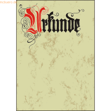 Sigel Designpapier Urkunde Calligraphi A4 185g/qm VE=12 Blatt Sigel Designpapier Urkunde Calligraphi A4 185g/qm VE=12 Blatt von Sigel