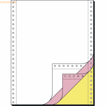 Sigel EDV-Papier 12x240mm 3-fach selbstdurchschreibend VE=600 Blatt von Sigel