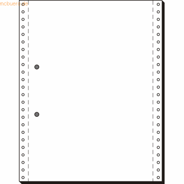 Sigel EDV-Papier 12x240mm mit Längsperforation Lochung VE=2000 Blatt Sigel EDV-Papier 12x240mm mit Längsperforation Lochung VE=2000 Blatt von Sigel