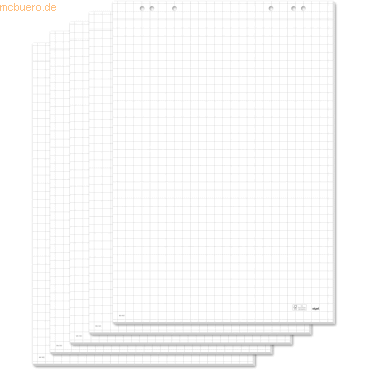 Sigel Flipchart-Block perforiert kariert 80g 680x990mm VE=5 Blocks a 2 Sigel Flipchart-Block perforiert kariert 80g 680x990mm VE=5 Blocks a 2 von Sigel