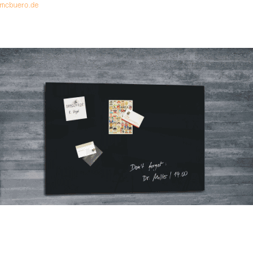 Sigel Glas-Magnetboard artverum 60x40cm schwarz Sigel Glas-Magnetboard artverum 60x40cm schwarz von Sigel
