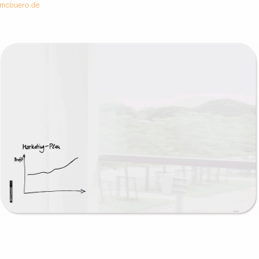 Sigel Glas-Whiteboard Artverum weiß abgerundete Ecken 1800x1200x10mm Sigel Glas-Whiteboard Artverum weiß abgerundete Ecken 1800x1200x10mm von Sigel
