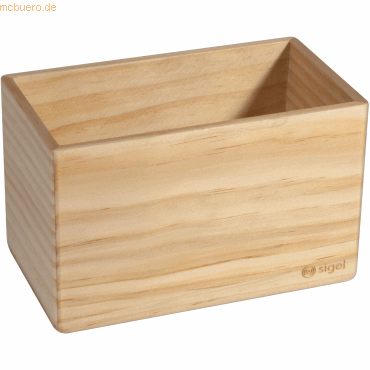 Sigel Holz-Aufbewahrungsbox magnetisch Pinienholz 130x80x75mm beige Sigel Holz-Aufbewahrungsbox magnetisch Pinienholz 130x80x75mm beige von Sigel