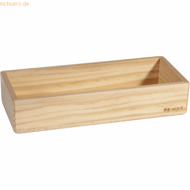 Sigel Holz-Stifteschale magnetisch Pinienholz 175x40x55mm beige Sigel Holz-Stifteschale magnetisch Pinienholz 175x40x55mm beige von Sigel