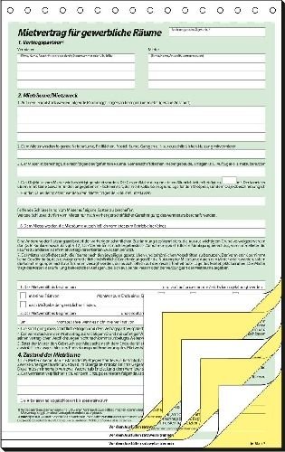 Sigel MV461 Kaufverträge und Mietverträge Mietvertrag gewerblich von Sigel