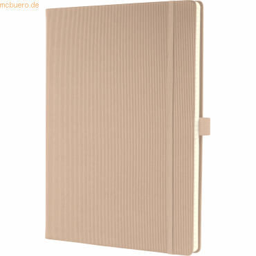 Sigel Notizbuch Conceptum A4 97 Blatt Hardcover kariert 80g beige von Sigel