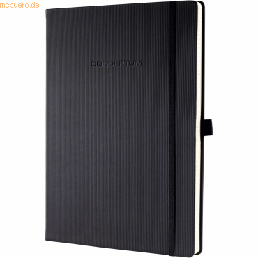 Sigel Notizbuch Conceptum Pure A4+ hardcover 97 Blatt kariert schwarz Sigel Notizbuch Conceptum Pure A4+ hardcover 97 Blatt kariert schwarz von Sigel