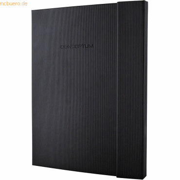 Sigel Notizbuch Conceptum Pure A4+ hardcover 97 Blatt kariert schwarz Sigel Notizbuch Conceptum Pure A4+ hardcover 97 Blatt kariert schwarz von Sigel