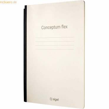 Sigel Notizheft Conceptum flex A4 46 Blatt Softcover kariert 80g/qm ch von Sigel