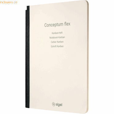 5 x Sigel Notizheft Conceptum flex A5 46 Blatt Softcover Kanban 80g/qm 5 x Sigel Notizheft Conceptum flex A5 46 Blatt Softcover Kanban 80g/qm von Sigel