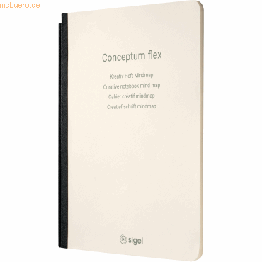 Sigel Notizheft Conceptum flex A5 46 Blatt Softcover Mindmap 80g/qm ch Sigel Notizheft Conceptum flex A5 46 Blatt Softcover Mindmap 80g/qm ch von Sigel