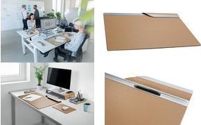 Sigel SA 402 Schreibtischunterlage Braun Leder (SA402) von Sigel