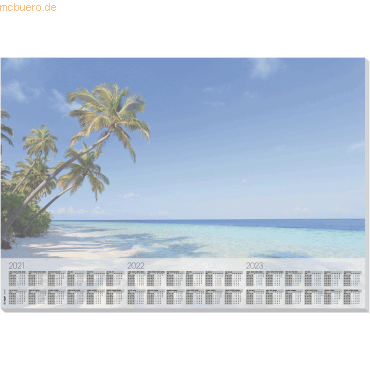 Sigel Schreibunterlage 'Beach' Papier 59,5x41cm Kalender 30 Blatt Sigel Schreibunterlage 'Beach' Papier 59,5x41cm Kalender 30 Blatt von Sigel