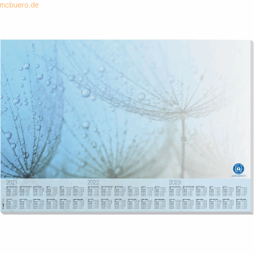 5 x Sigel Schreibunterlage 'Drops' Papier 59,5x41cm Kalender 30 Blatt 5 x Sigel Schreibunterlage 'Drops' Papier 59,5x41cm Kalender 30 Blatt von Sigel