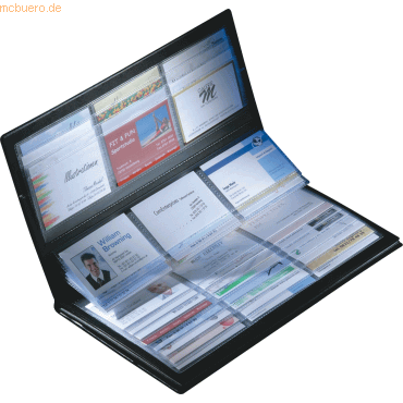 Sigel Visitenkartenmappe für 288 Karten schwarz Sigel Visitenkartenmappe für 288 Karten schwarz von Sigel