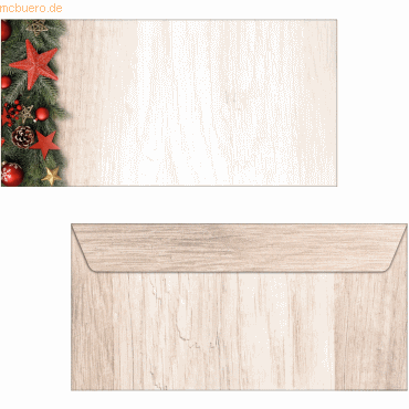 Sigel Weihnachtsumschlag DIN lang 90g 50 Stück Chalet Style Sigel Weihnachtsumschlag DIN lang 90g 50 Stück Chalet Style von Sigel