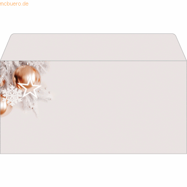 Sigel Weihnachtsumschlag DIN lang 90g 50 Stück Christmas in rose gold Sigel Weihnachtsumschlag DIN lang 90g 50 Stück Christmas in rose gold von Sigel