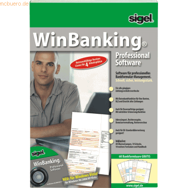 Sigel WinBanking Professional, Software für Bankformular-Management von Sigel