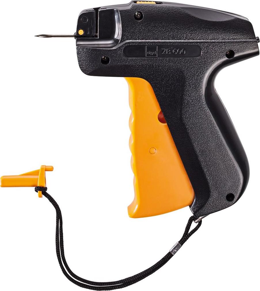 sigel Anschießpistole zur Warenkennzeichnung, schwarz orange, aus Kunststoff, mit Standard-Nadel mit - 1 Stück (ZB600) von Sigel