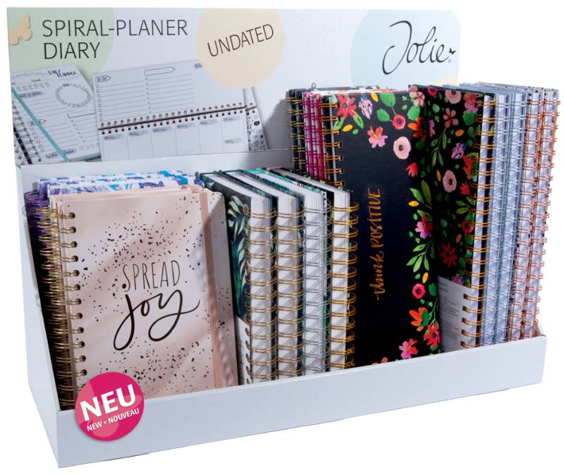 sigel BuJo Buchkalender Jolie, DIN A5, Display von Sigel