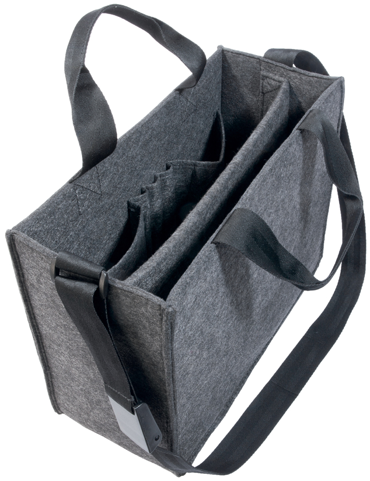 sigel Business-Filztasche Desk Sharing Bag, Größe: M, grau von Sigel