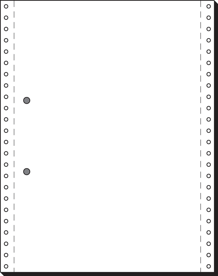 sigel DIN-Computerpapier endlos, 240 mm x 12,  (30,48 cm) von Sigel