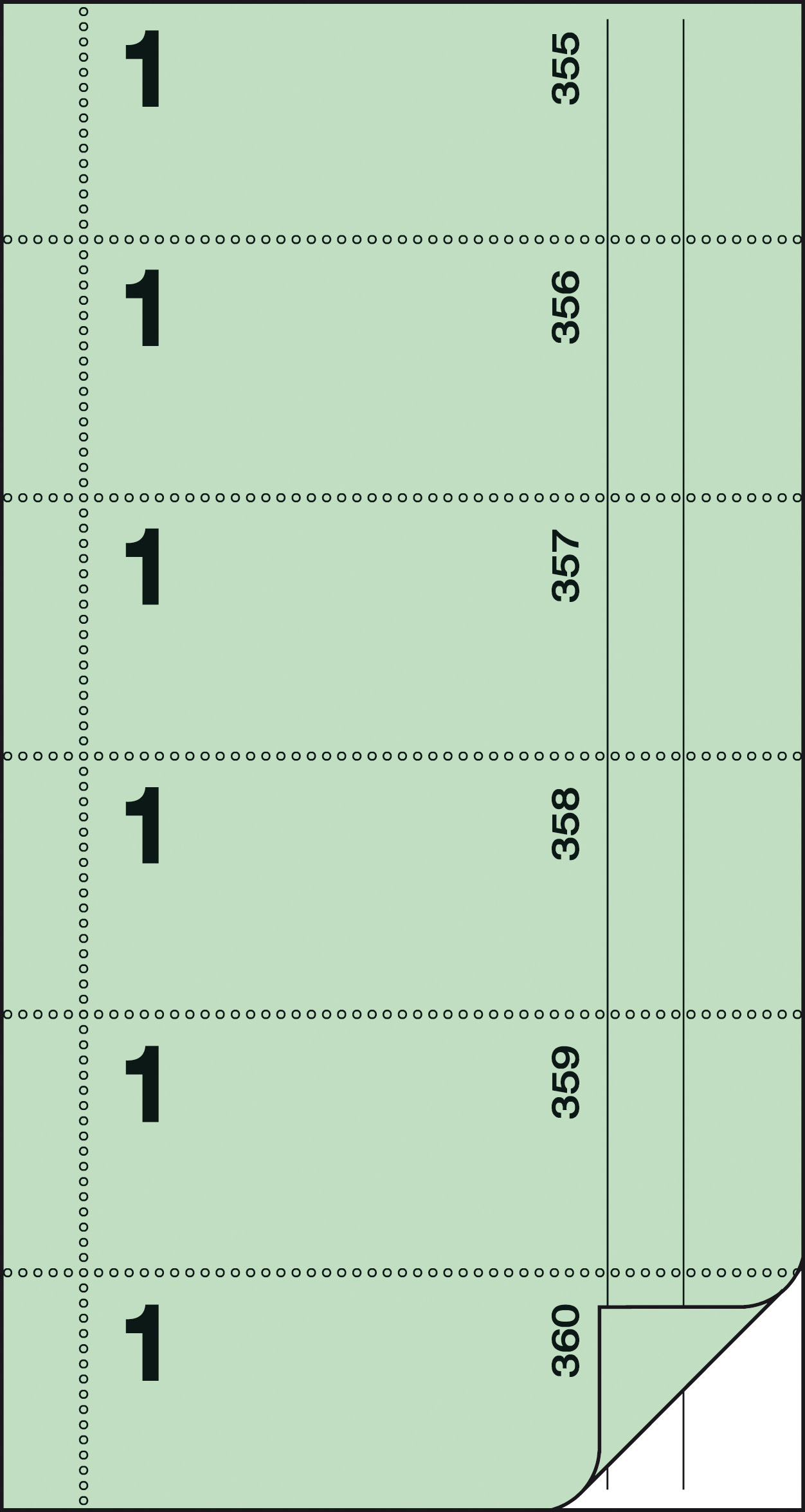 sigel Formularbuch , Bonbuch, , 105 x 200 mm, blau von Sigel