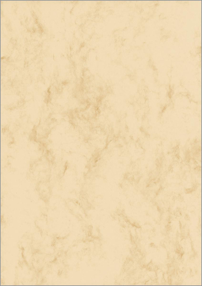 sigel Marmor-Papier, A4, 200 g, Edelkarton, beige von Sigel