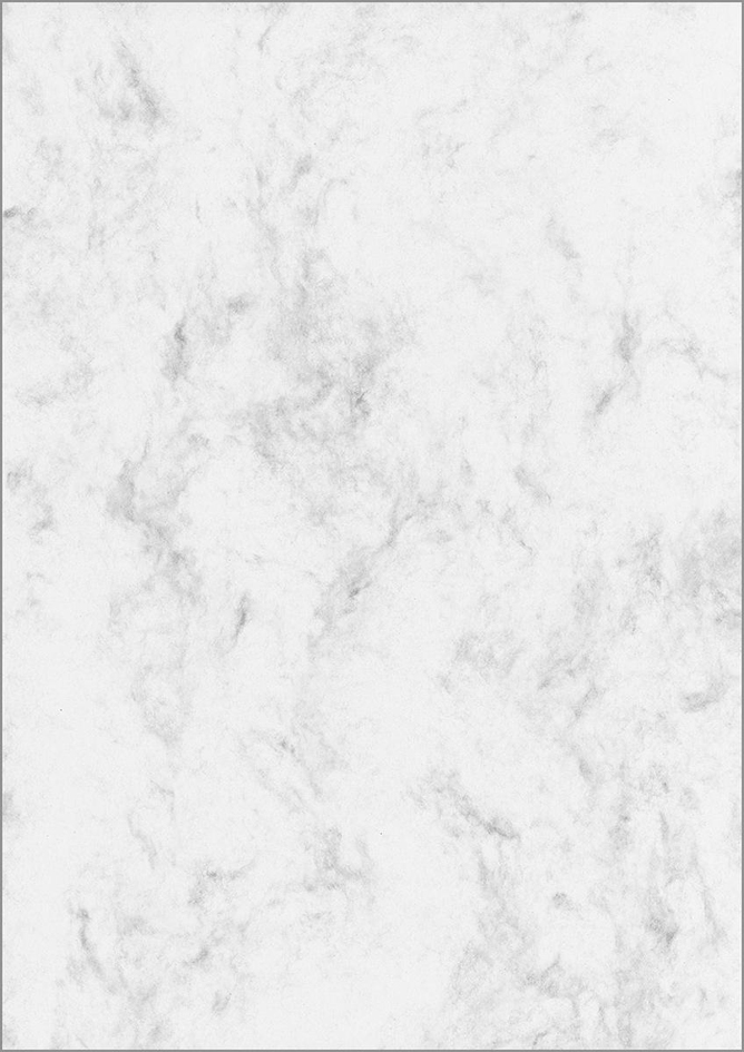sigel Marmor-Papier, A4, 200 g/qm, Edelkarton, grau von Sigel