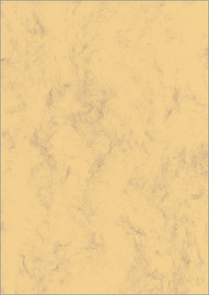 sigel Marmor-Papier, A4, 200 g/qm, Edelkarton, sandbraun von Sigel