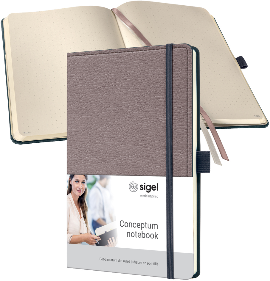 sigel Notizbuch Conceptum Design Casual, DIN A5, taupe von Sigel